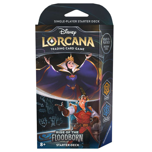 2023 Ravensburger Disney's Lorcana : Rise of the Floodborn Starter Deck (Amber & Sapphire)