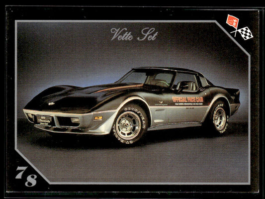 1991 Collect-A-Card Vette Set #49 1978 Corvette Pace Car 1363