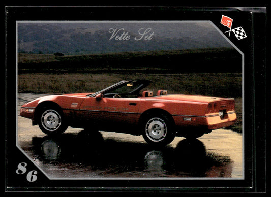 1991 Collect-A-Card Vette Set #61 1986 Corvette Pace Car 1363