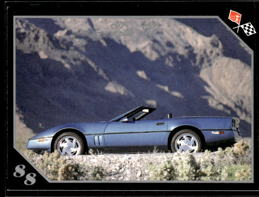 1991 Collect-A-Card Vette Set #68 1988 Corvette Convertible 1363