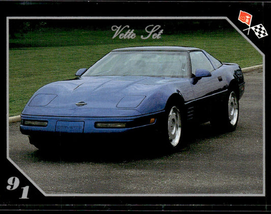 1991 Collect-A-Card Vette Set #75 1991 Corvette Sport Coupe 1363