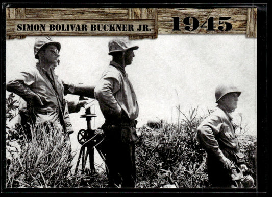2021 Historic Autographs 1945: The End of WWII #63 Simon Bolivar Buckner Jr 1363