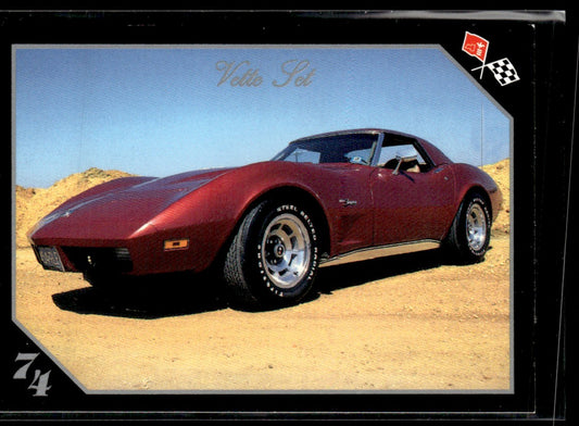 1991 Collect-A-Card Vette Set #40 1974 Corvette Convertible 1363