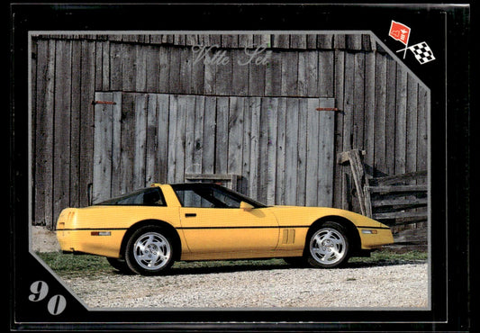 1991 Collect-A-Card Vette Set #72 1990 Corvette ZR-1 Coupe 1363