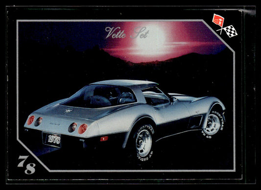 1991 Collect-A-Card Vette Set #47 1978 Corvette Sport Coupe 1363