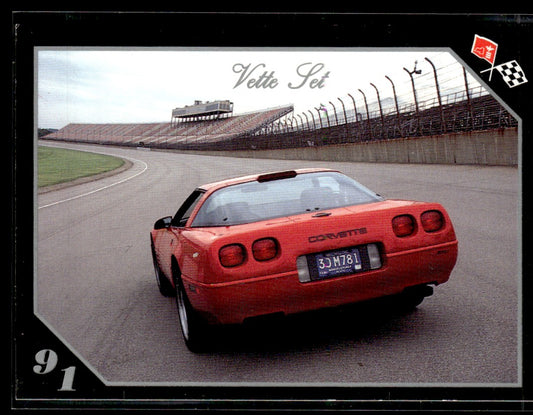 1991 Collect-A-Card Vette Set #76 1991 Corvette ZR-1 Coupe 1363