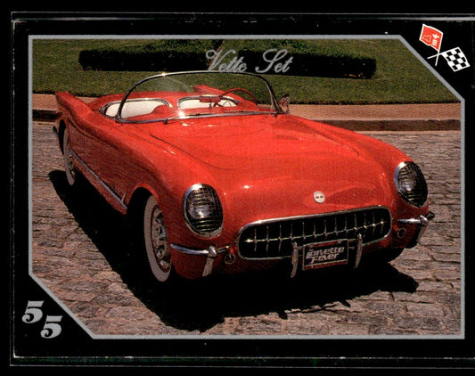 1991 Collect-A-Card Vette Set #3 1955 Corvette Convertible 1363