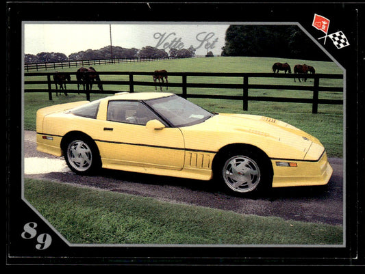 1991 Collect-A-Card Vette Set #69 1989 Corvette Sport Coupe 1363