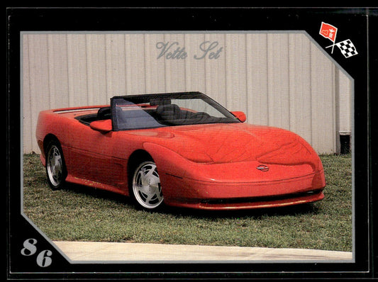1991 Collect-A-Card Vette Set #88 1986 Geneve Corvette 1363