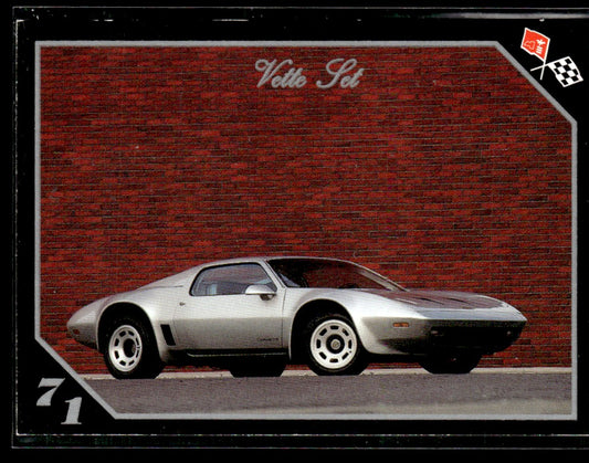 1991 Collect-A-Card Vette Set #87 1971 XP-895 Corvette 1363