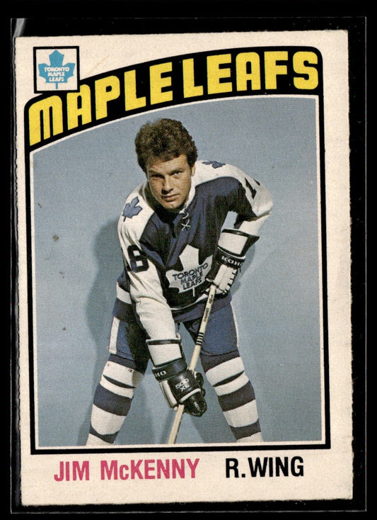 1976-77 O-Pee-Chee #302 Jim McKenny Toronto Maple Leafs 2361