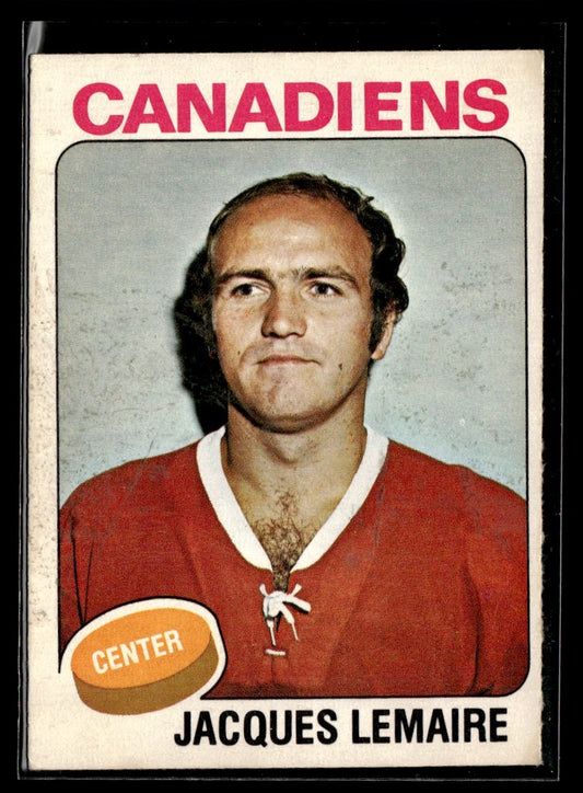 1975-76 O-Pee-Chee #258 Jacques Lemaire Montreal Canadiens 2361