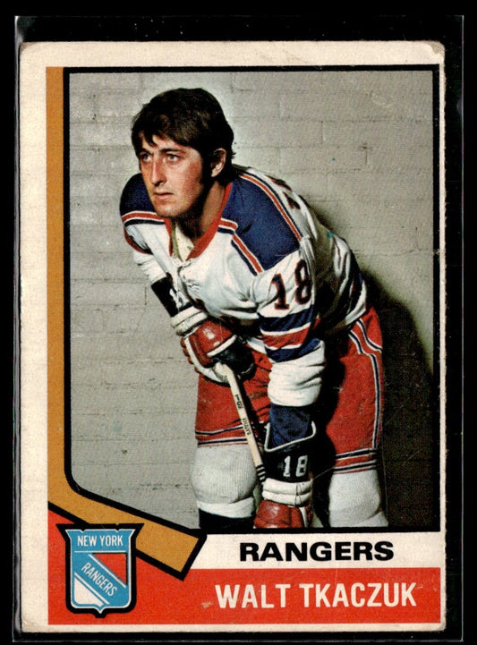 1974-75 O-Pee-Chee #119 Walt Tkaczuk New York Rangers 2361