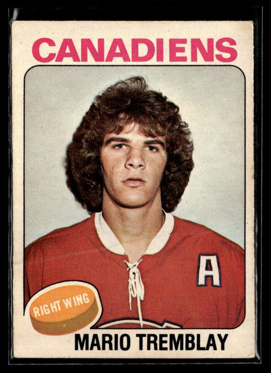 1975-76 O-Pee-Chee #223 Mario Tremblay RC Montreal Canadiens 2361