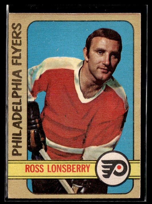 1972-73 O-Pee-Chee #166 Ross Lonsberry Philadelphia Flyers 2361