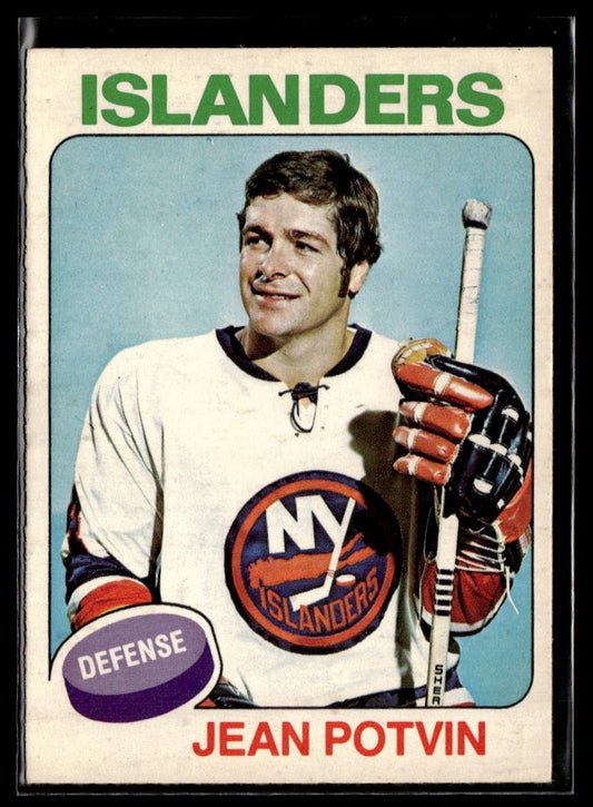 1975-76 O-Pee-Chee #36 Jean Potvin New York Islanders 2361