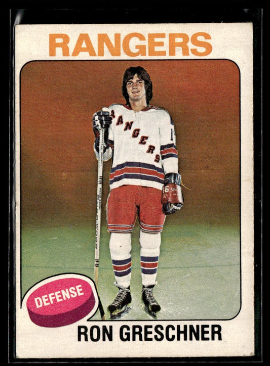 1975-76 Topps #146 Ron Greschner RC New York Rangers 2361