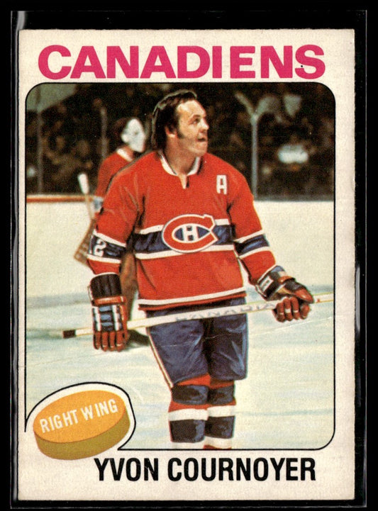 1975-76 O-Pee-Chee #70 Yvan Cournoyer Montreal Canadiens 2361