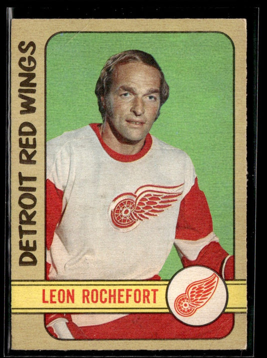 1972-73 O-Pee-Chee #204 Leon Rochefort Detroit Red Wings 2361