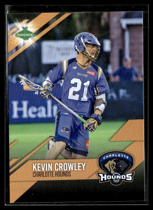 2019 Parkside MLL #75 Kevin Crowley RC Charlotte Hounds 1364
