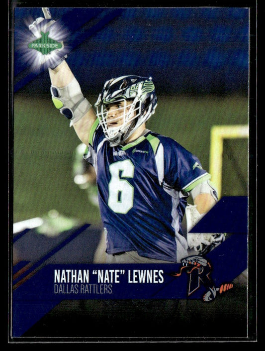 2019 Parkside MLL #119 Nathan "Nate" Lewnes RC Dallas Rattlers 1364