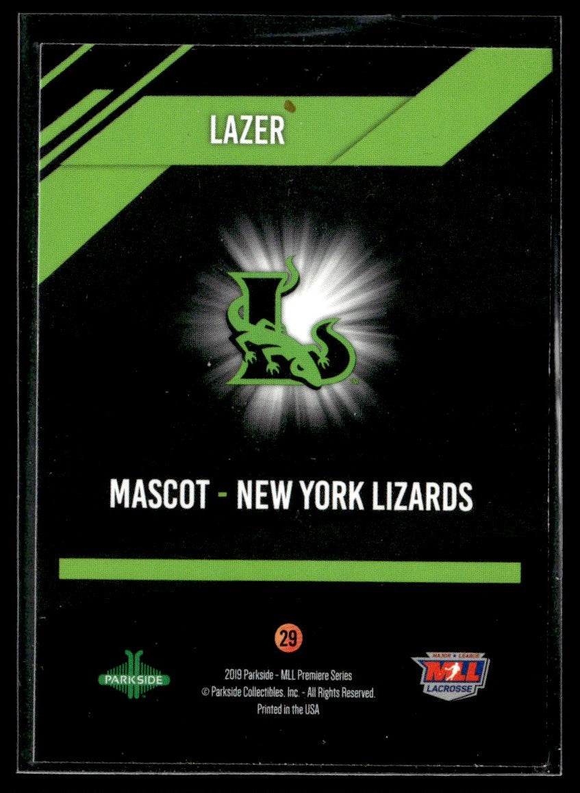2019 Parkside MLL #29 Lazer - Mascot New York Lizards 1364