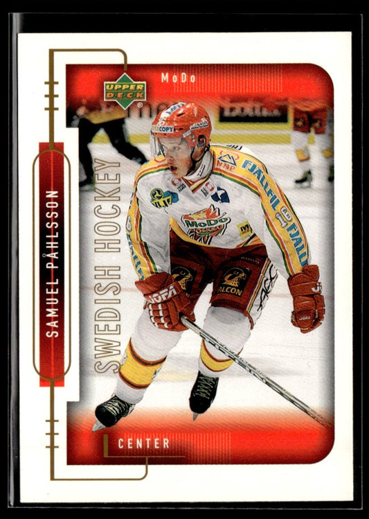1999-00 Upper Deck Swedish Hockey League #182 Samuel Pahlsson 2353