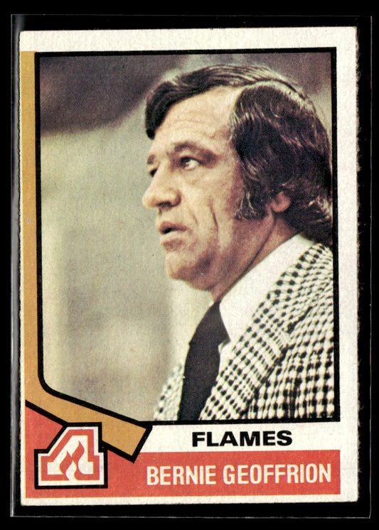 1974-75 Topps #147 Bernie Geoffrion Atlanta Flames 2353
