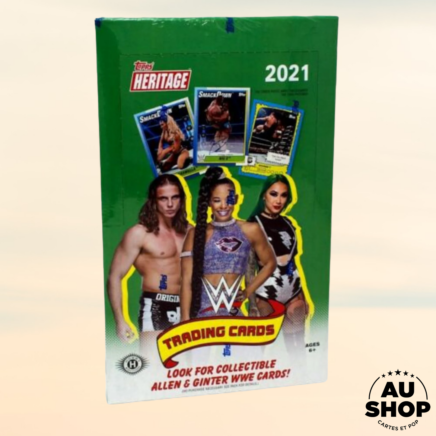 2021 Topps Heritage WWE Hobby Boîte