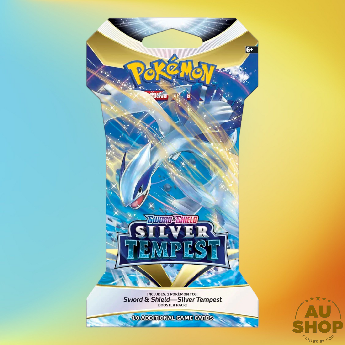 Pokemon Sword and Shield Silver Tempest Sleeved Booster Paquet