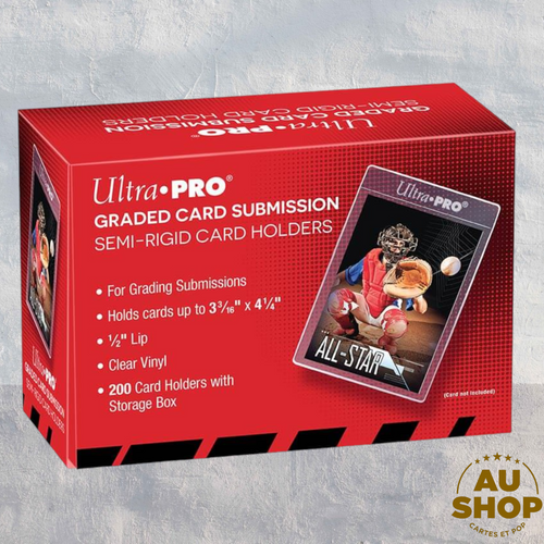 UltraPro Protecteurs semi rigide pour soumissions de gradation de cartes paquet de 200
