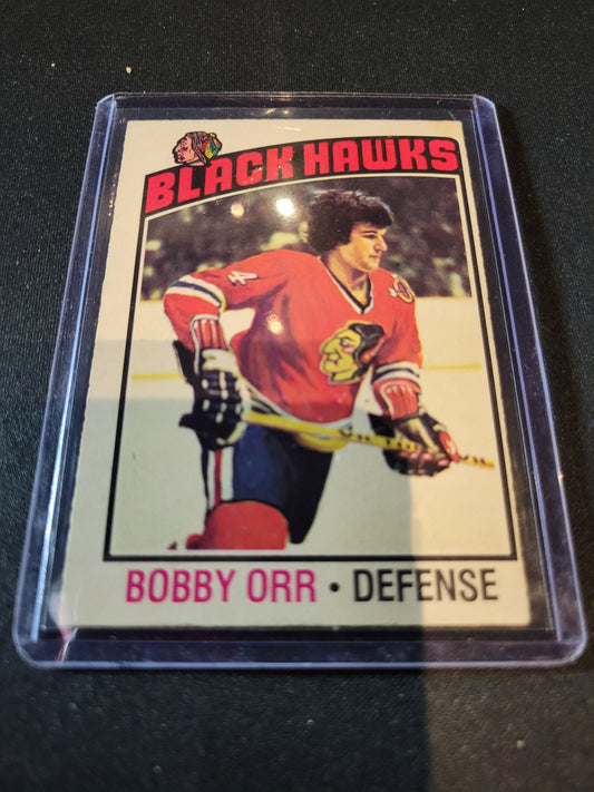 1976-77 O-Pee-Chee #213 Bobby Orr Chicago Blackhawks 9999 (1)