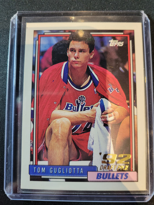 1992-93 Topps #258 Tom Gugliotta RC Washington Bullets 1352