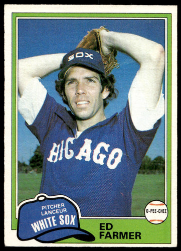 1981 O-Pee-Chee #36 Ed Farmer Chicago White Sox  1111   