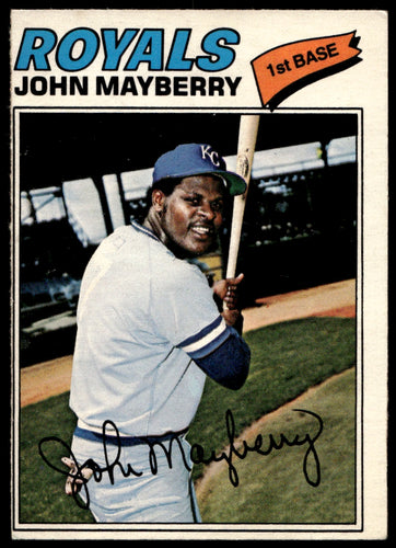 1977 O-Pee-Chee  #16 John Mayberry   Kansas City Royals 1111