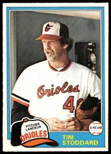 1981 O-Pee-Chee  #91 Tim Stoddard  DP  Baltimore Orioles 1111