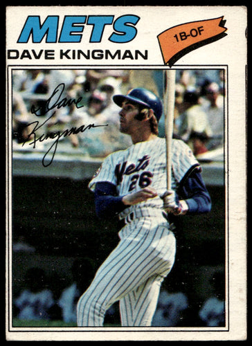 1977 O-Pee-Chee  #98 Dave Kingman  SP  New York Mets 1111