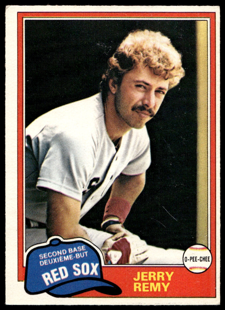 1981 O-Pee-Chee  #131 Jerry Remy   Boston Red Sox 1111