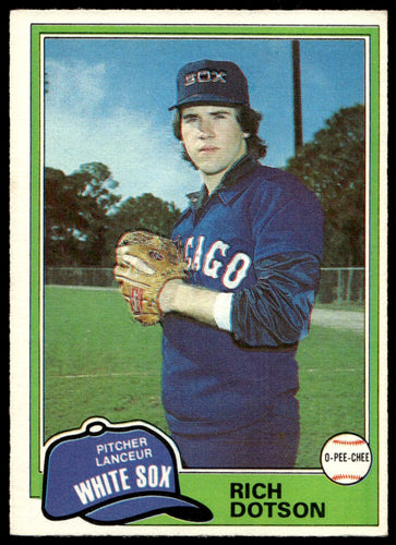 1981 O-Pee-Chee  #138 Rich Dotson  RC, DP  Chicago White Sox 1111