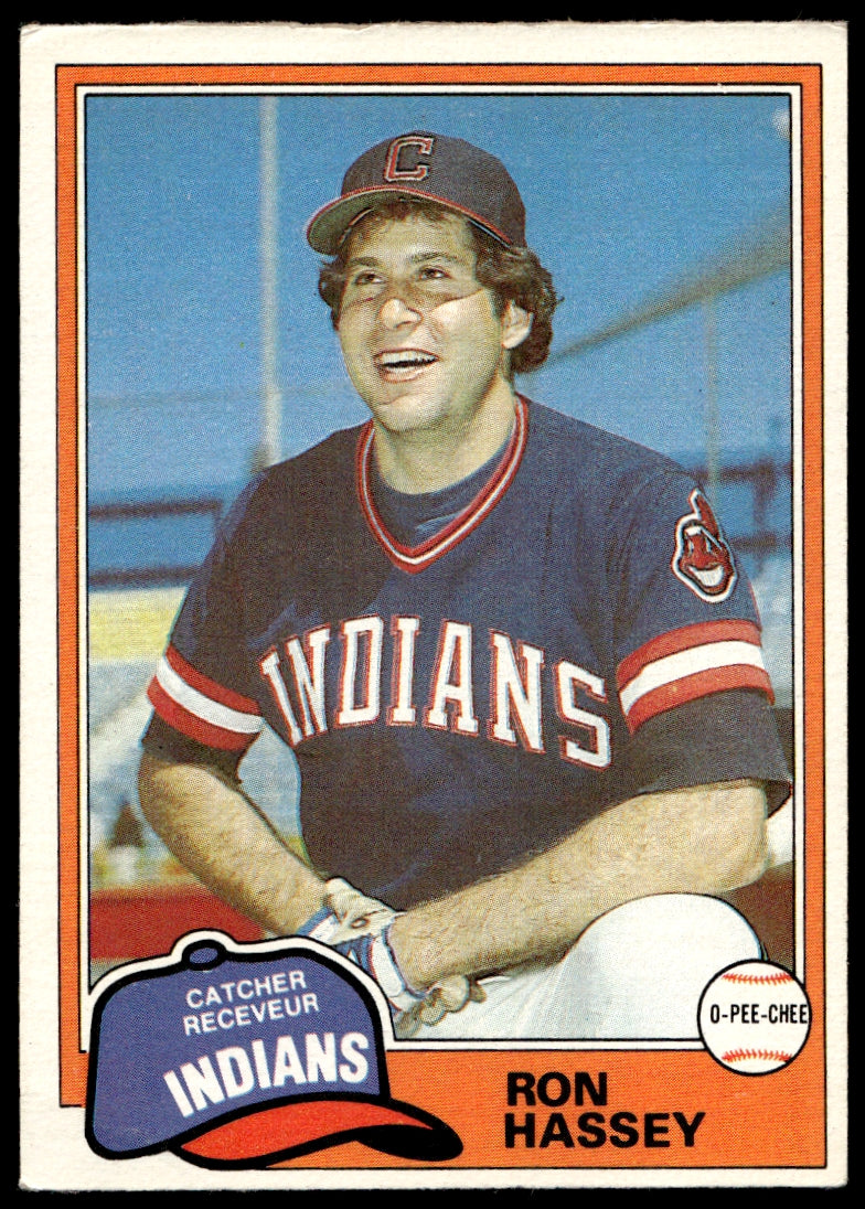 1981 O-Pee-Chee  #187 Ron Hassey  DP  Cleveland Indians 1111