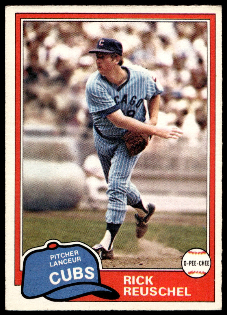 1981 O-Pee-Chee  #205 Rick Reuschel   Chicago Cubs 1111