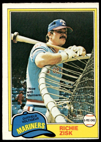 1981 O-Pee-Chee  #214 Richie Zisk   Texas Rangers 1111
