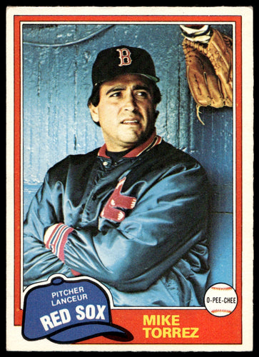 1981 O-Pee-Chee  #216 Mike Torrez   Boston Red Sox 1111