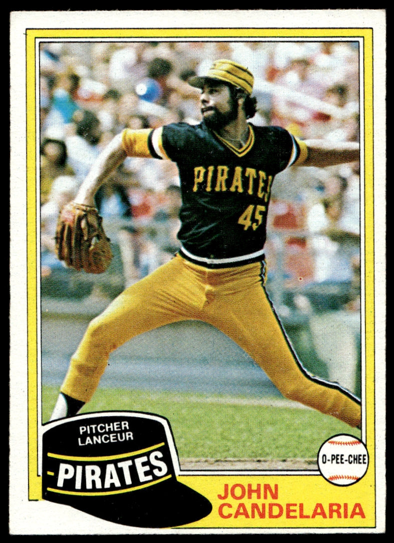 1981 O-Pee-Chee  #265 John Candelaria   Pittsburgh Pirates 1111