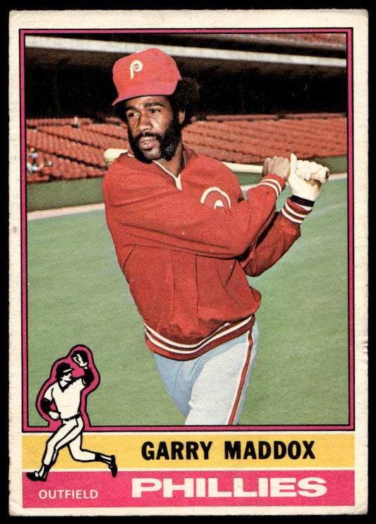 1976 O-Pee-Chee  #38 Garry Maddox   Philadelphia Phillies 1111