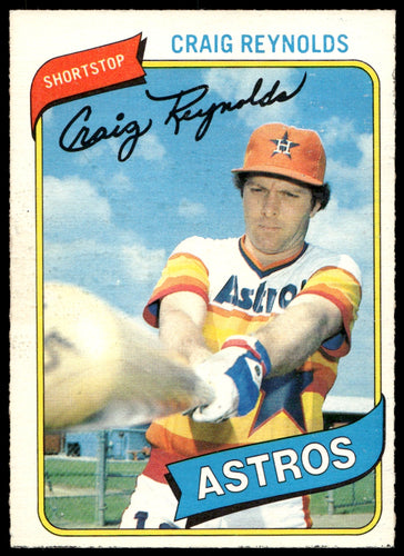 1980 O-Pee-Chee  #71 Craig Reynolds   Houston Astros 1111