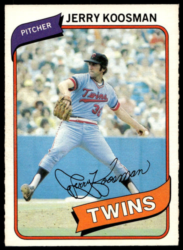 1980 O-Pee-Chee  #144 Jerry Koosman   Minnesota Twins 1111