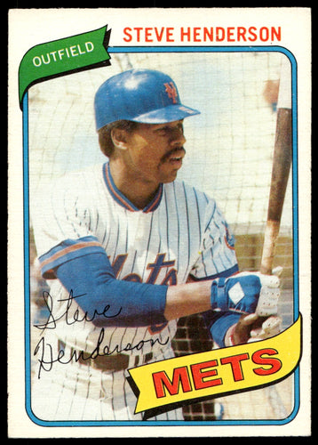 1980 O-Pee-Chee  #156 Steve Henderson   New York Mets 1111