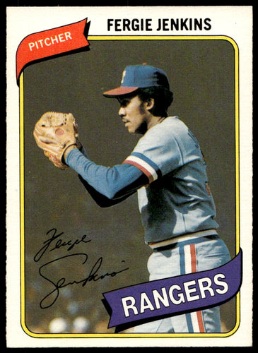 1980 O-Pee-Chee  #203 Fergie Jenkins   Texas Rangers 1111