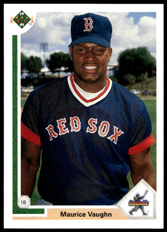 1991 Upper Deck  #5 Maurice Vaughn  SR  Boston Red Sox 1111